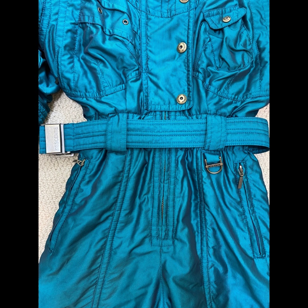 SOLD-Descente 1 Piece Ski Suit Women’s Size 4 - Picture 4 of 16